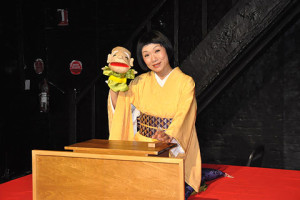 笑福亭笑子さんのパペット落語